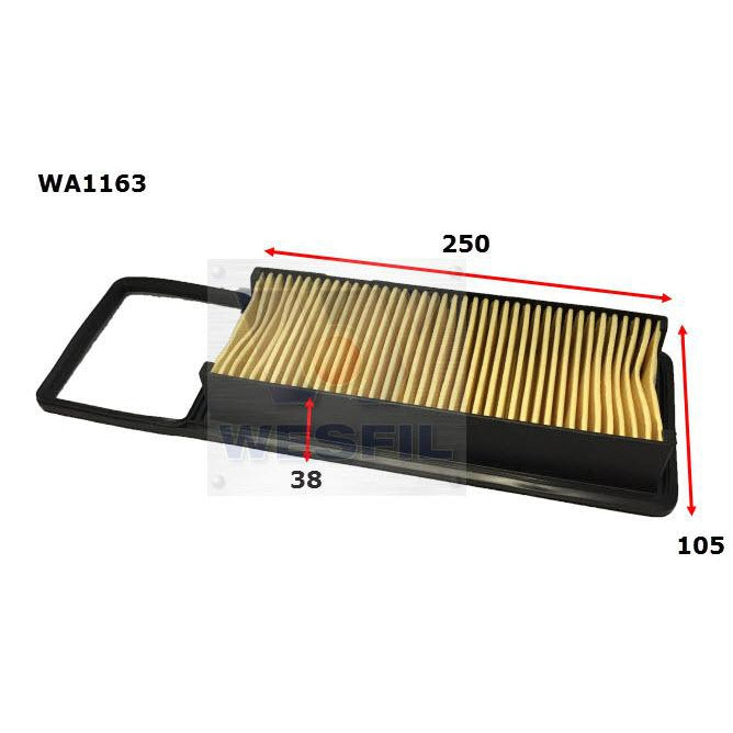 Wesfil Air Filter - WA1163 (A1526)