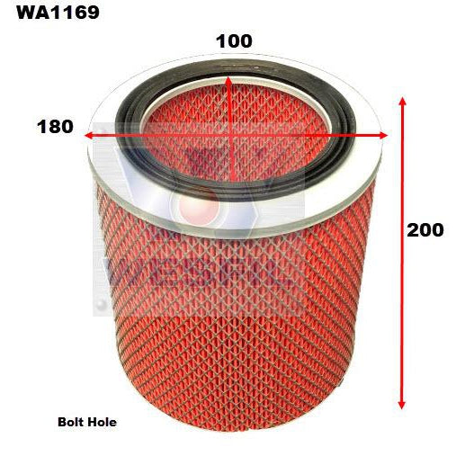 Wesfil Air Filter - WA1169 (A1555)