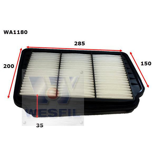 Wesfil Air Filter - WA1180 (A1517)