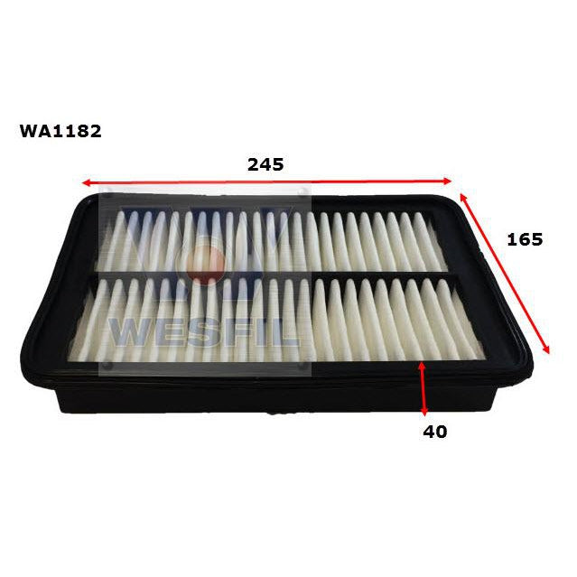 Wesfil Air Filter - WA1182 (A1544)