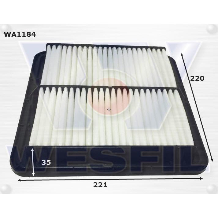 Wesfil Air Filter - WA1184 (A1527) - Subaru