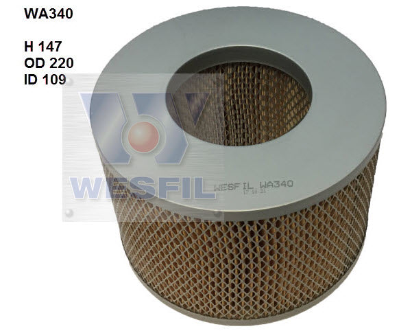 Wesfil Air Filter - WA340 (A340)