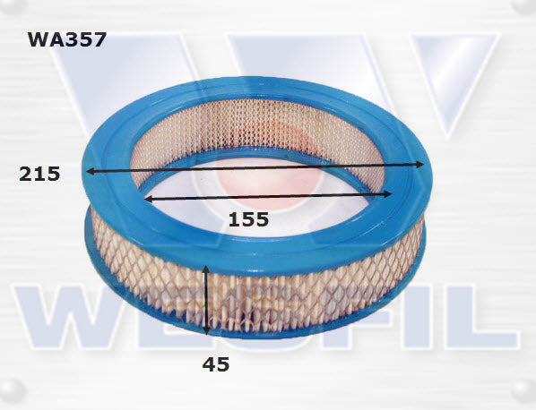 Wesfil Air Filter - WA357 (A357)