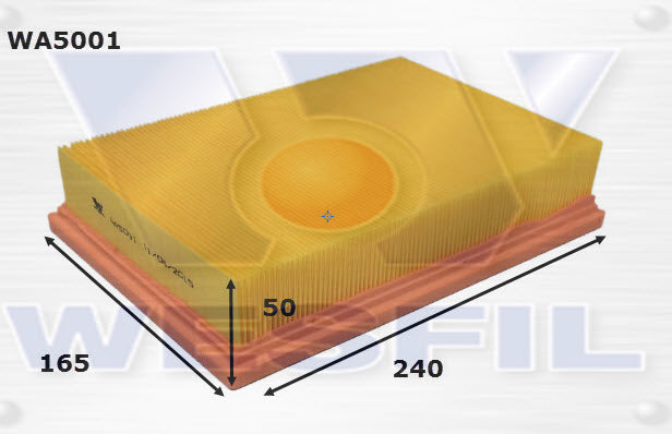 Wesfil Air Filter - WA5001 (A1685)