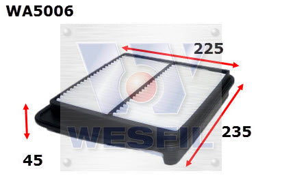 Wesfil Air Filter - WA5006 (A1592)