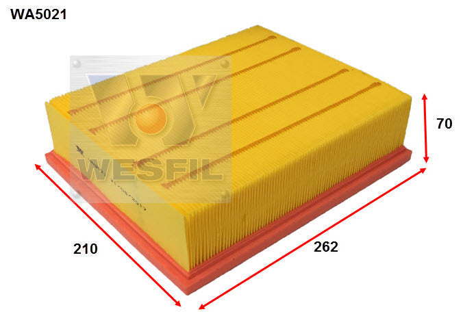 Wesfil Air Filter - WA5021 (A1593)