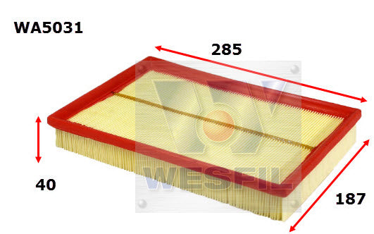 Wesfil Air Filter - WA5031 (A1579)