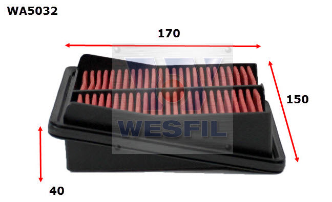 Wesfil Air Filter - WA5032 (A1560)