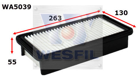 Wesfil Air Filter - WA5039 (A1587)