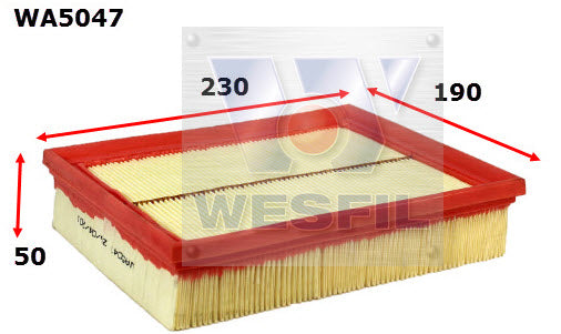 Wesfil Air Filter - WA5047