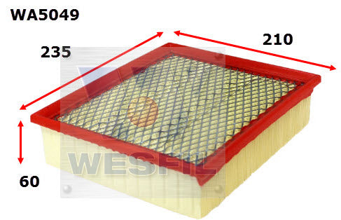 Wesfil Air Filter - WA5049 (A1612)