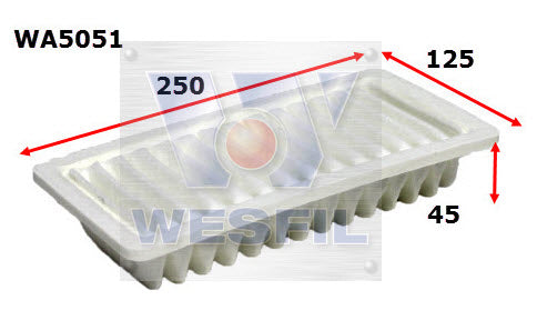 Wesfil Air Filter - WA5051 (A1738)