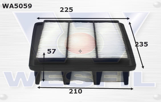 Wesfil Air Filter - WA5059 (A1533)