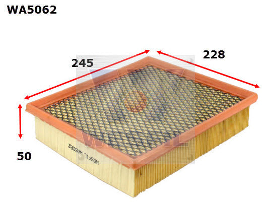 Wesfil Air Filter - WA5062 (A1704)