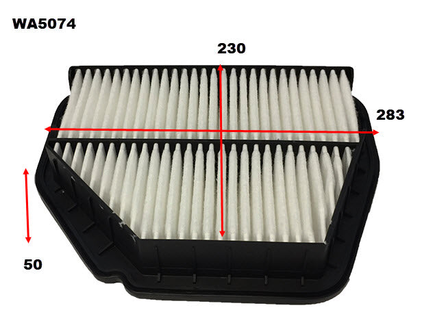 Wesfil Air Filter - WA5074 (A1638)