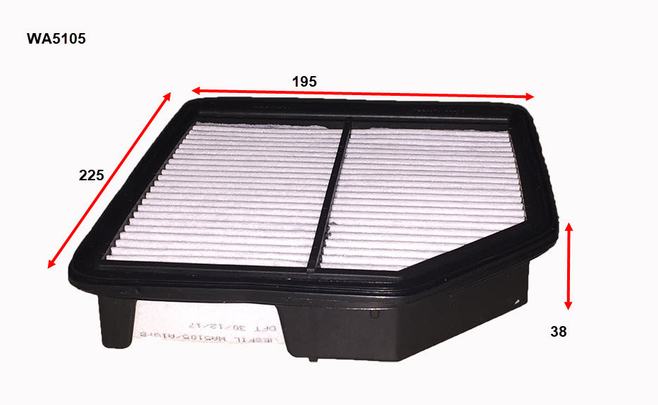 Wesfil Air Filter - WA5105 (A1578)