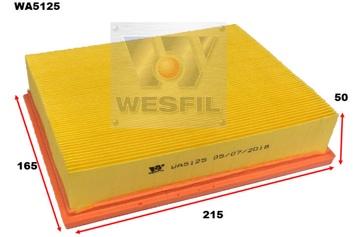 Wesfil Air Filter - WA5125 (A1674)