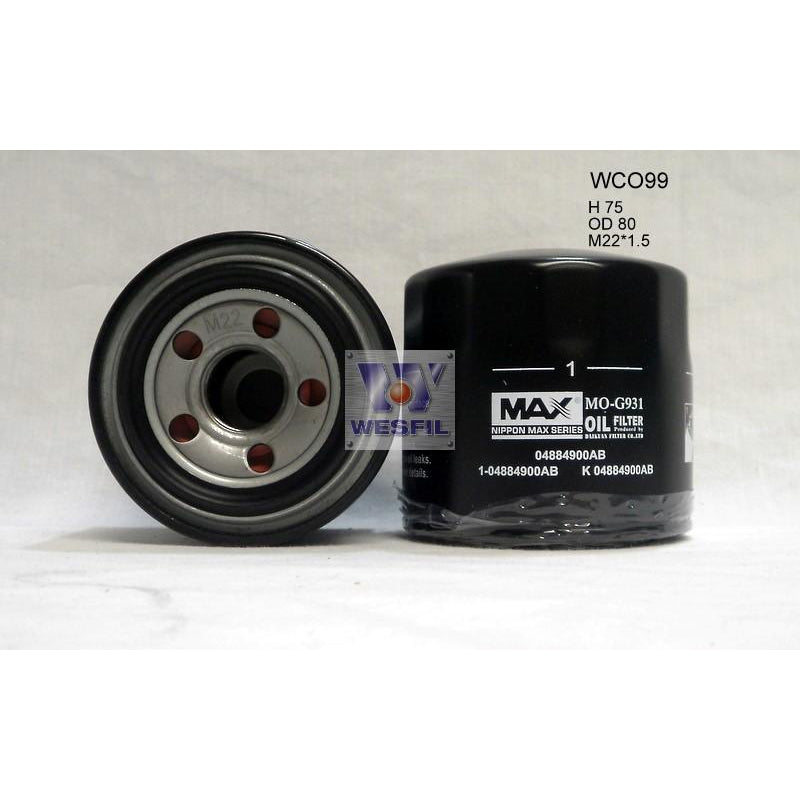 Wesfil Oil Filter - WCO99