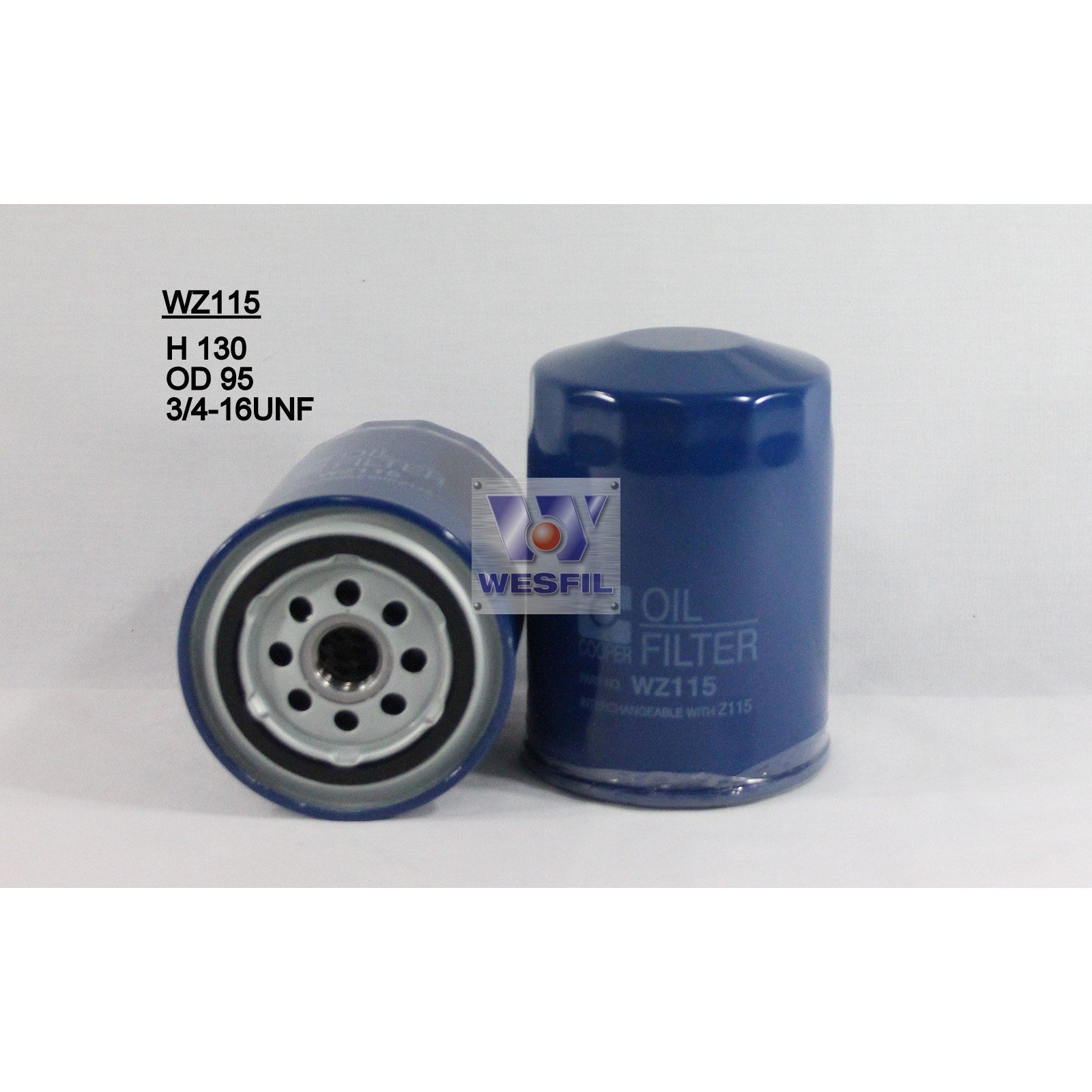 Wesfil Oil Filter - WZ115 (Z115)