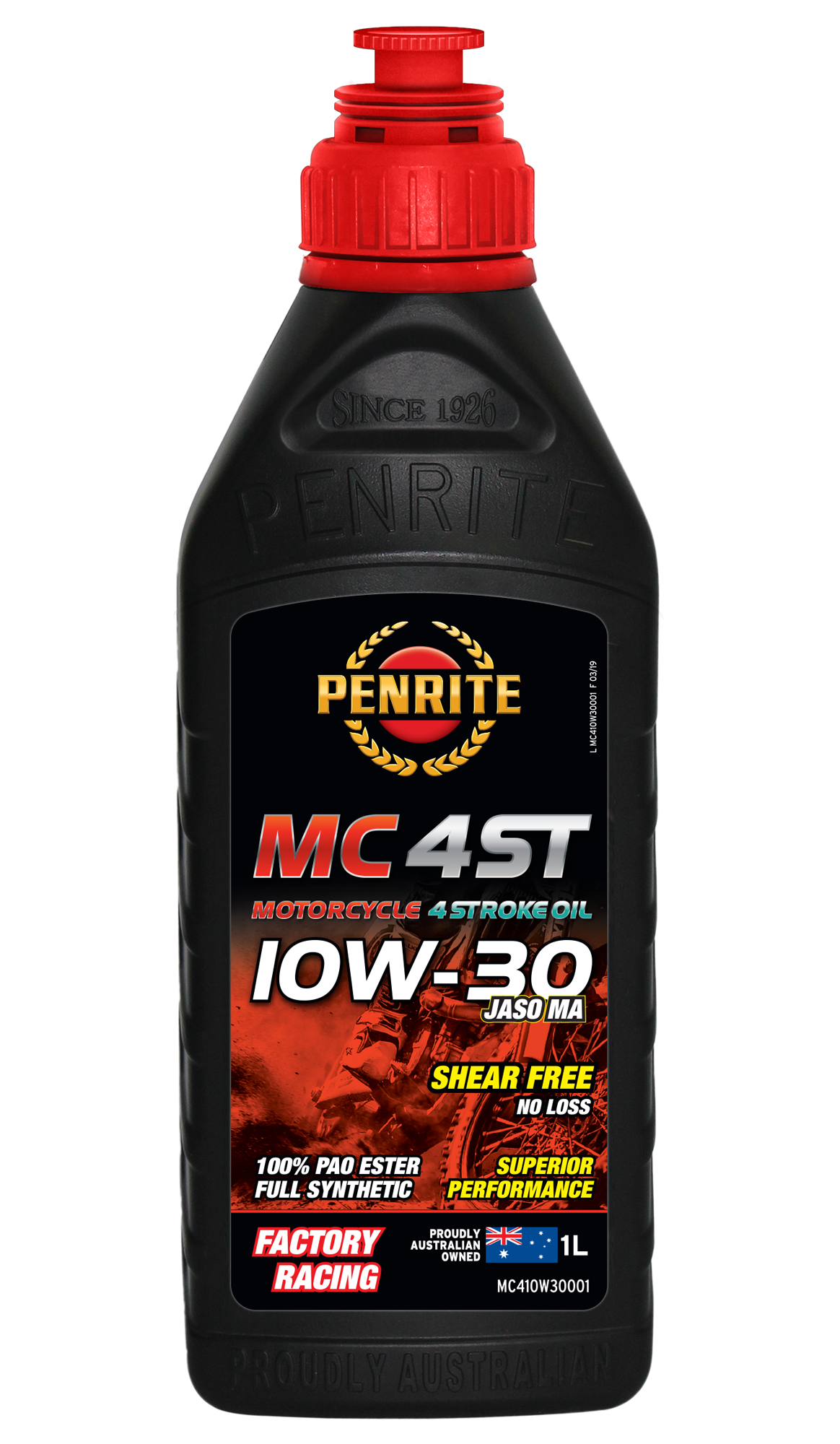 Penrite MC-4ST 10W-30 (100% PAO & ESTER) - 1 Litre