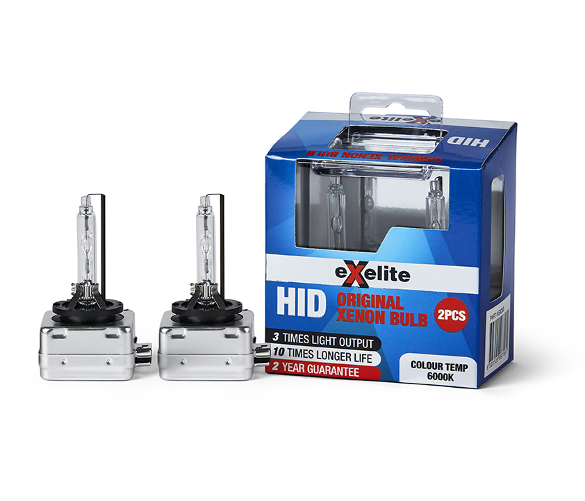 D8S HID 25W PK32D-1 Xenon Globe 6000K (2 Pack)