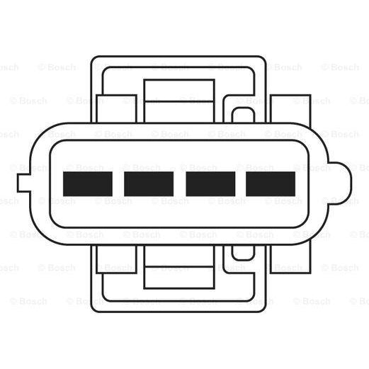 Genuine Bosch Oxygen Sensor - 0258006028 - Citroen, Peugeot