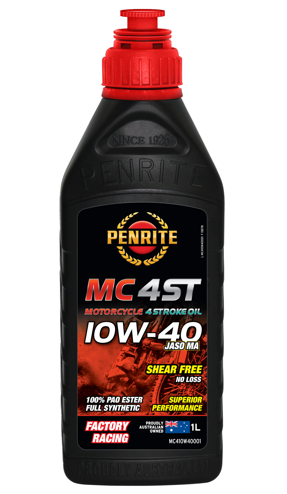 Penrite MC-4ST 10W-40 (100% PAO & ESTER) - 1 Litre