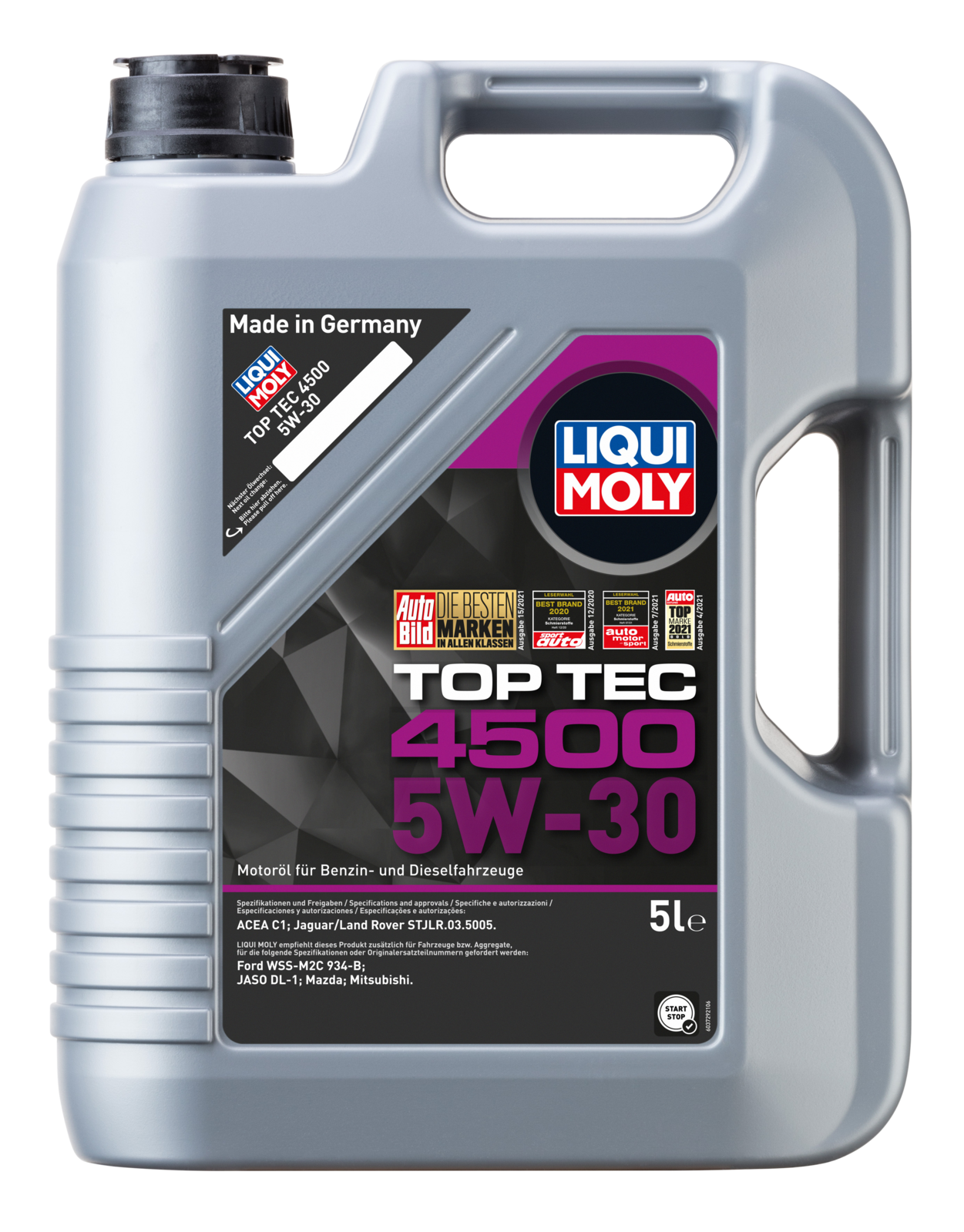 Liqui Moly Top Tec 4500 5W-30 Engine Oil - 5 Litre