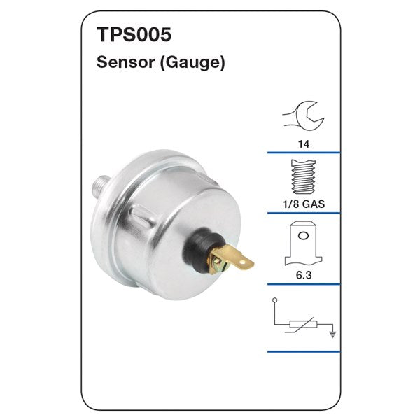 Tridon Oil Pressure Sensor - TPS005 - A1 Autoparts Niddrie