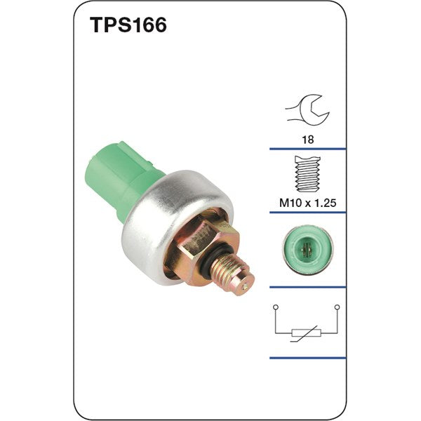 Tridon Power Steering Pressure Switch - Honda Accord, Euro - TPS166